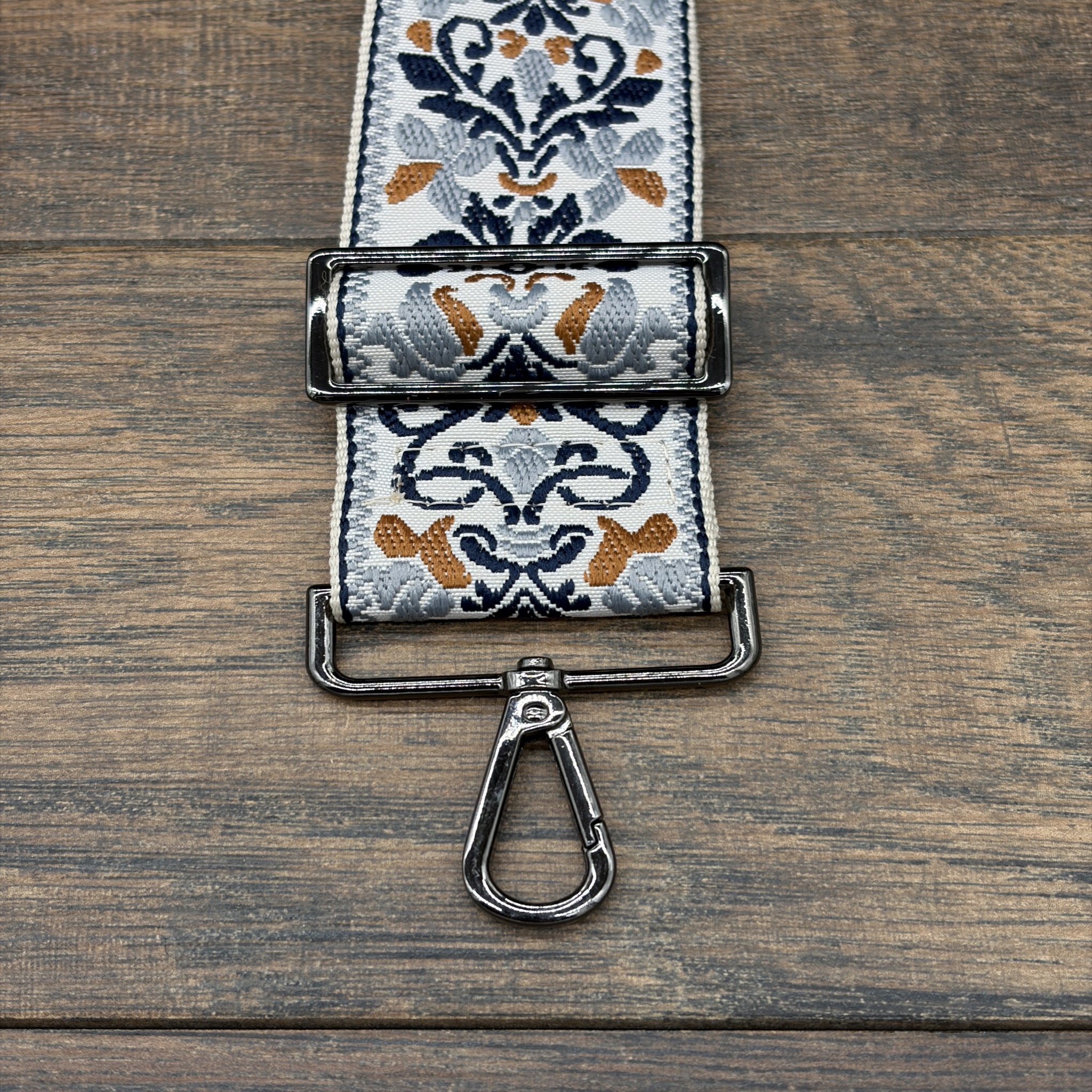 Adjustable Strap | Vintage Blue | Gunmetal