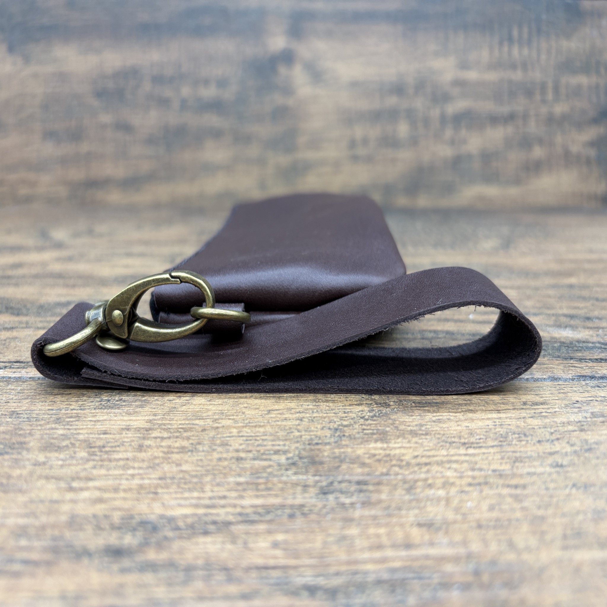 Wristlet | Dark Brown | Antique Brass - Image 5