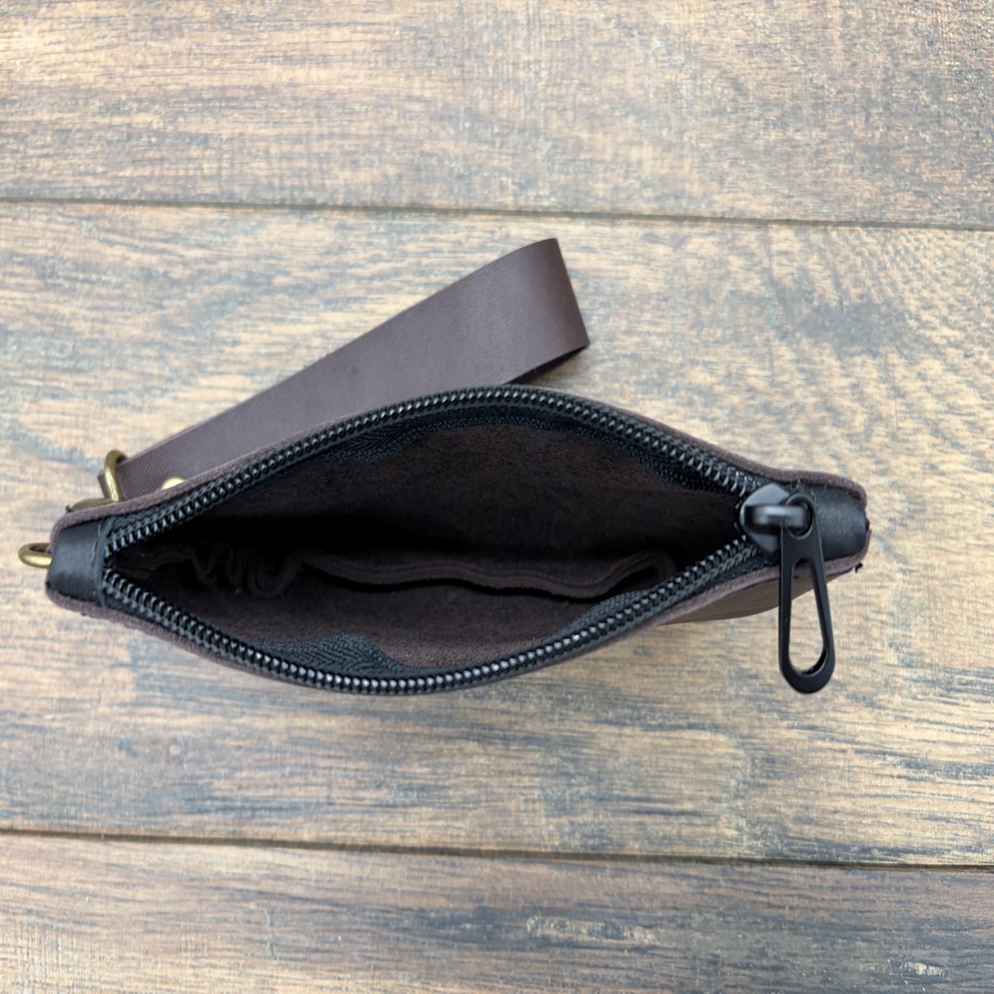 Wristlet | Dark Brown | Antique Brass - Image 6