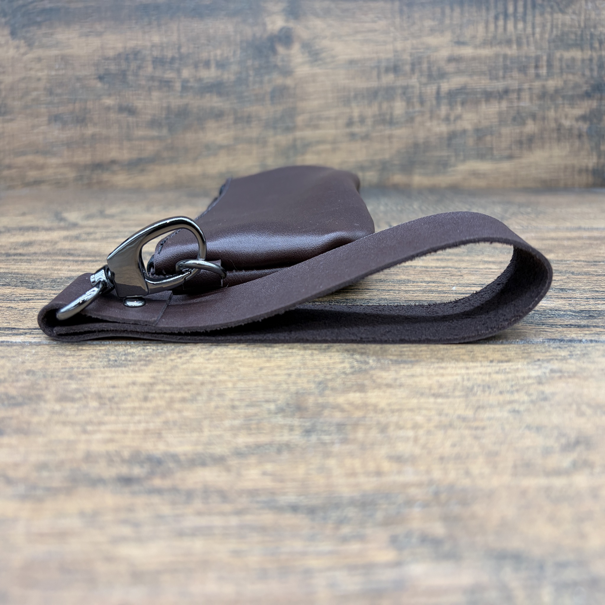 Wristlet | Dark Brown | Gunmetal - Image 5