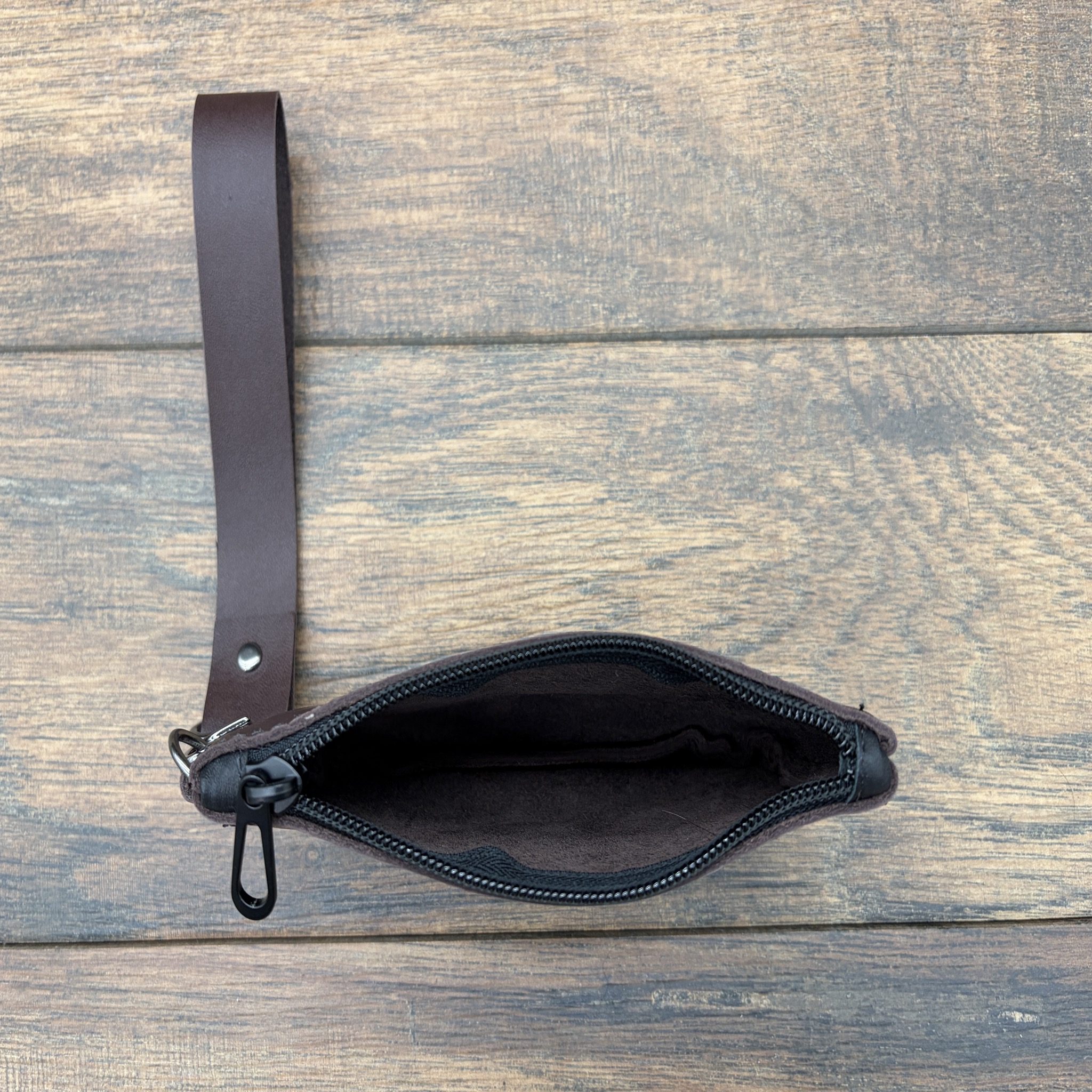 Wristlet | Dark Brown | Gunmetal - Image 6