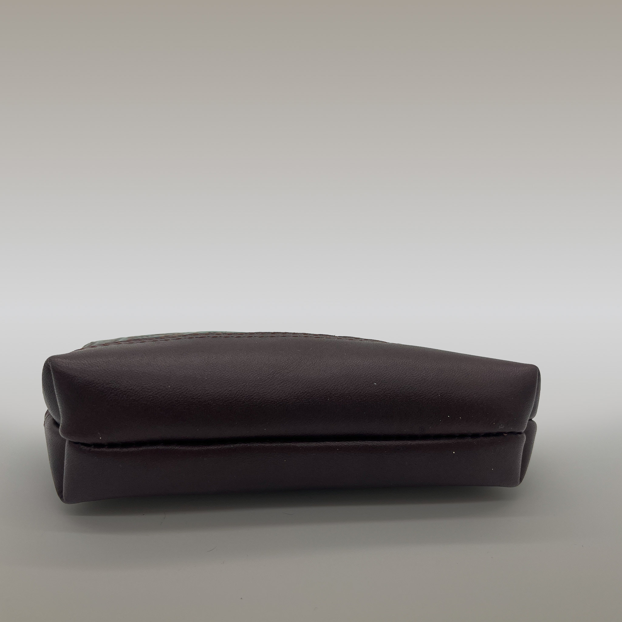 Box Leather Pouch | Brown / Sea Glass | Small - Image 3