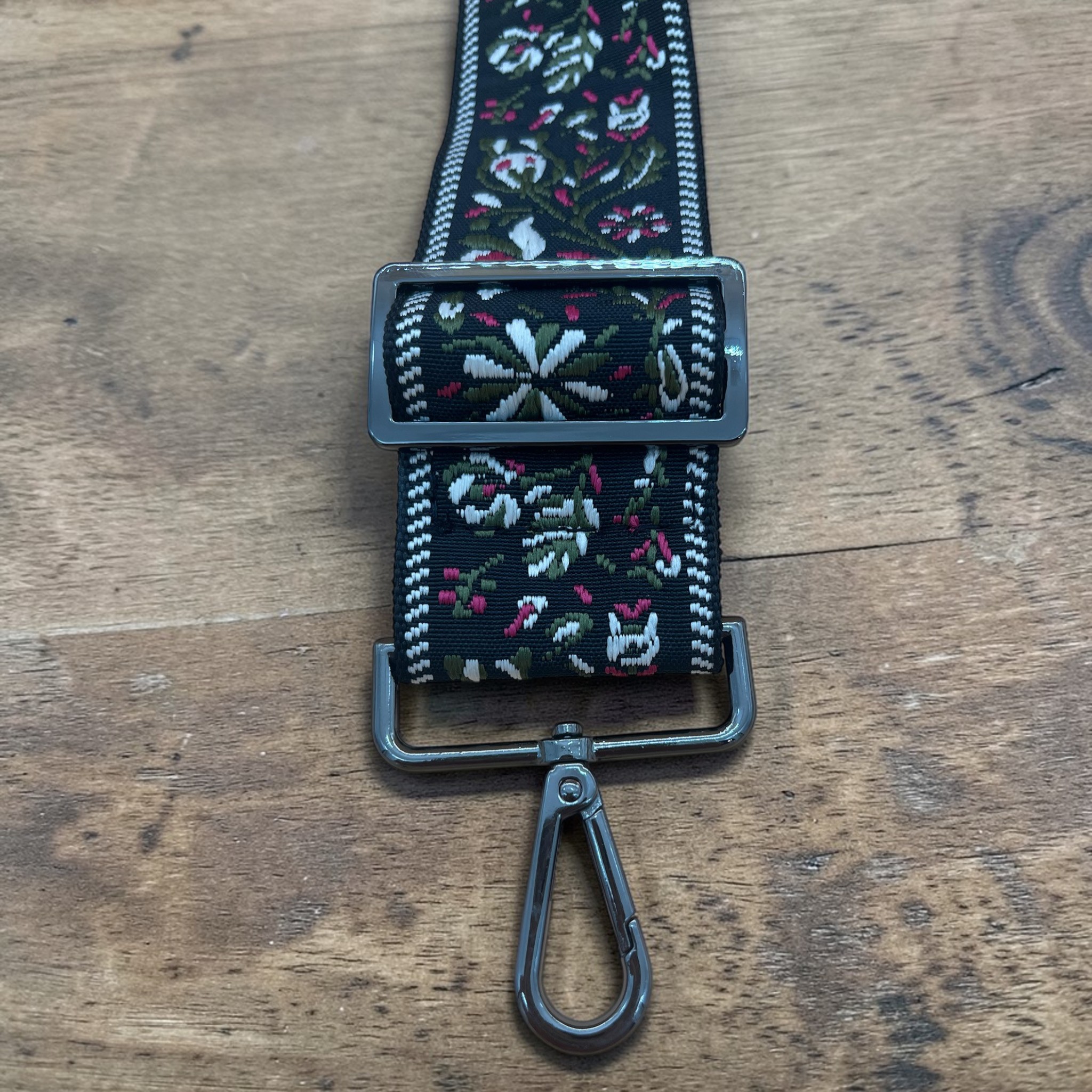 Adjustable Strap | Black Garden | Gunmetal
