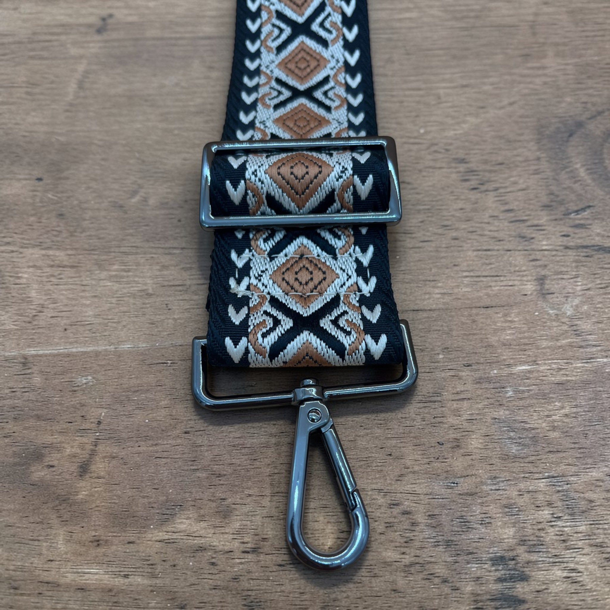 Adjustable Strap | Geometric Sand | Gunmetal